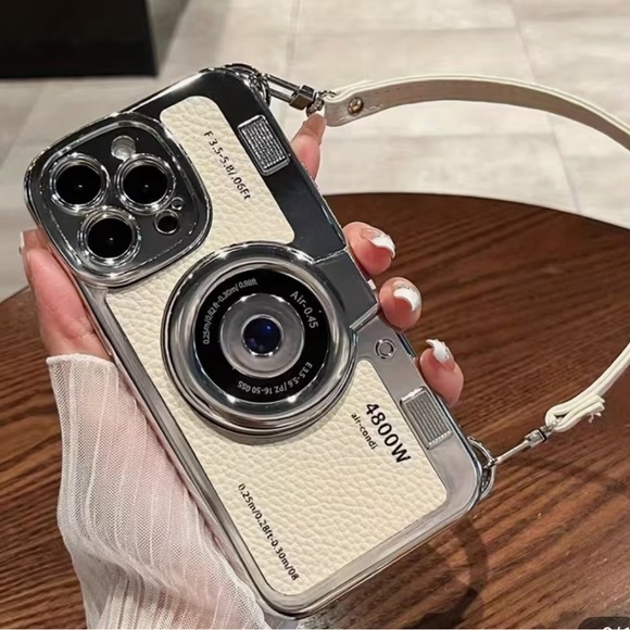 iPhone 16 Trendy Vintage Camera Soft case w/ Strap-One - Picture 5 of 5